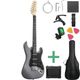 Donner DST-80 elgitarr paket matton black